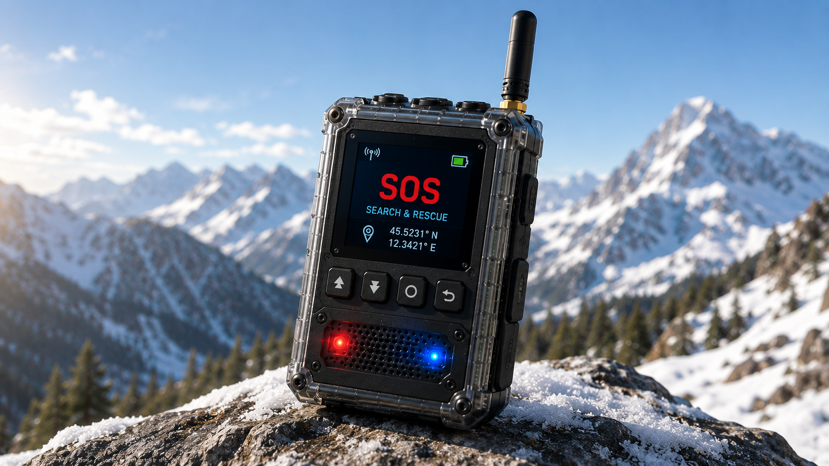 Aegis-Beacon emergency radio device